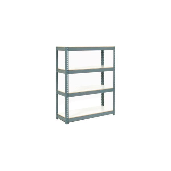Global Equipment Extra Heavy Duty Shelving 48Wx18Dx96H 6 Shelves 1500 lbs. Cap. Per Shelf GRY 236777GY - main